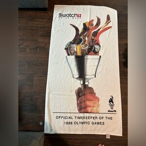 VINTAGE SWATCH OLYMPIC GAMES 1996 HYPEBEAST TOWEL VINTAGE